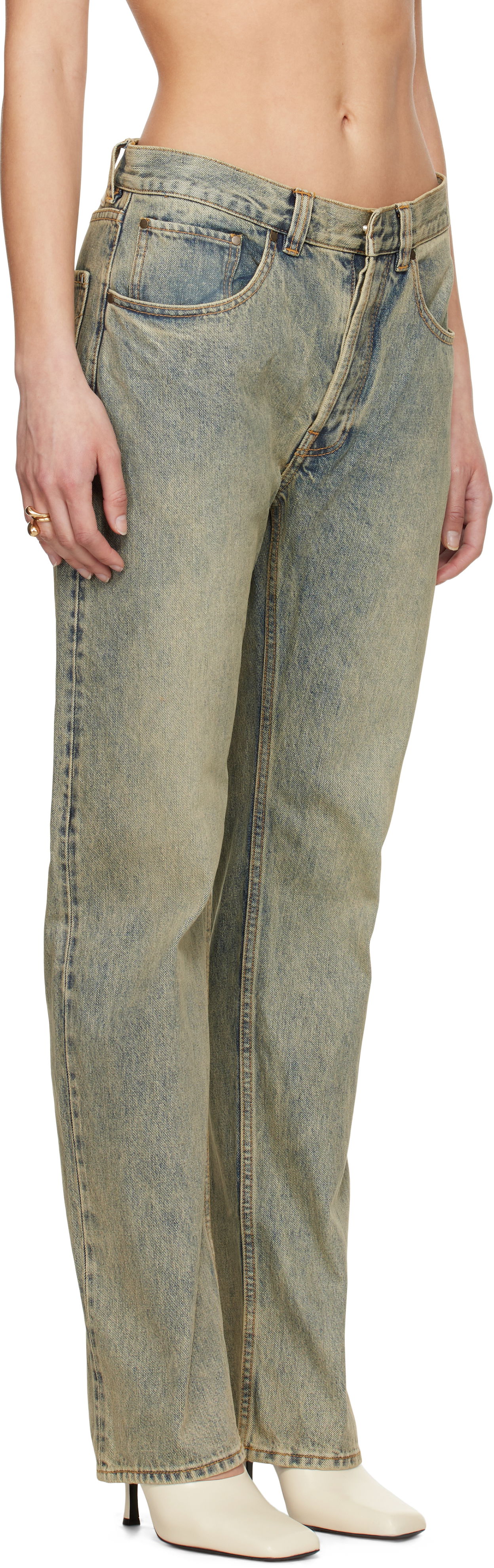 Дънки Entire Studios Entire Studios Slem Jeans Синьо | ESM-S25-11004-SW, 1