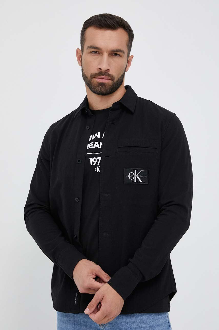 Риза CALVIN KLEIN Textured Shirt Черно | J30J323516, 0