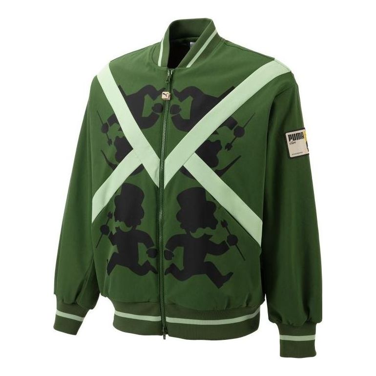 Яке бомбър Puma Staffonly X Monopoly Bomber Jacket Зелено | 539893-80, 0