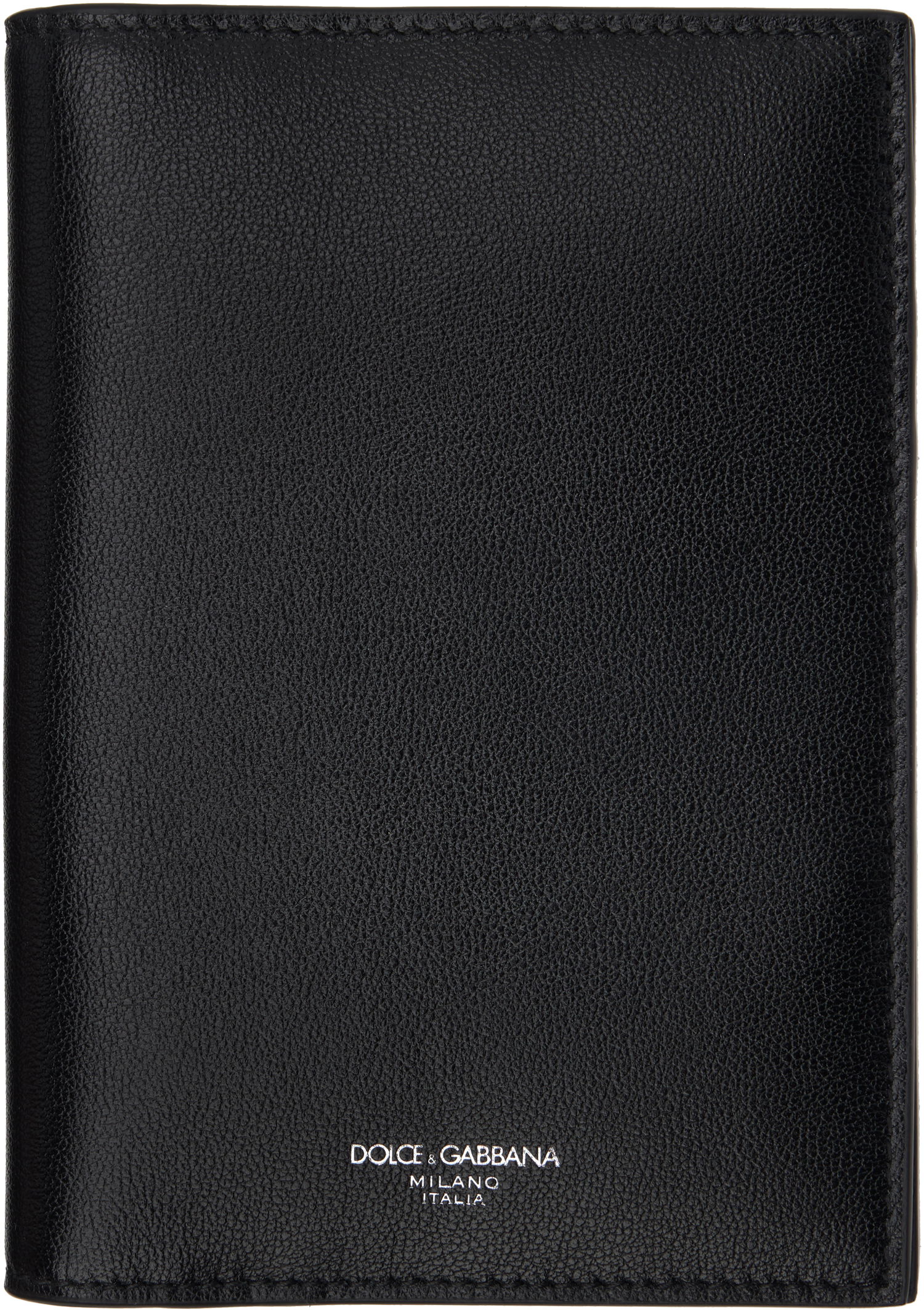 Портфейл Dolce & Gabbana Dolce&Gabbana Calfskin Passport Holder Черно | BP2215AV956, 0