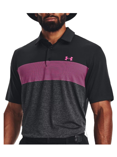 Поло тениска Under Armour UA Playoff 3.0 Stripe Бургунди | 1378676-003