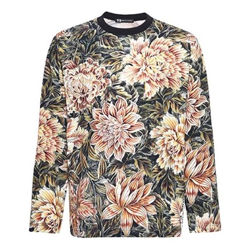 Суитчър adidas Originals Floral Print Long Sleeve Shirt Черно | DP0566