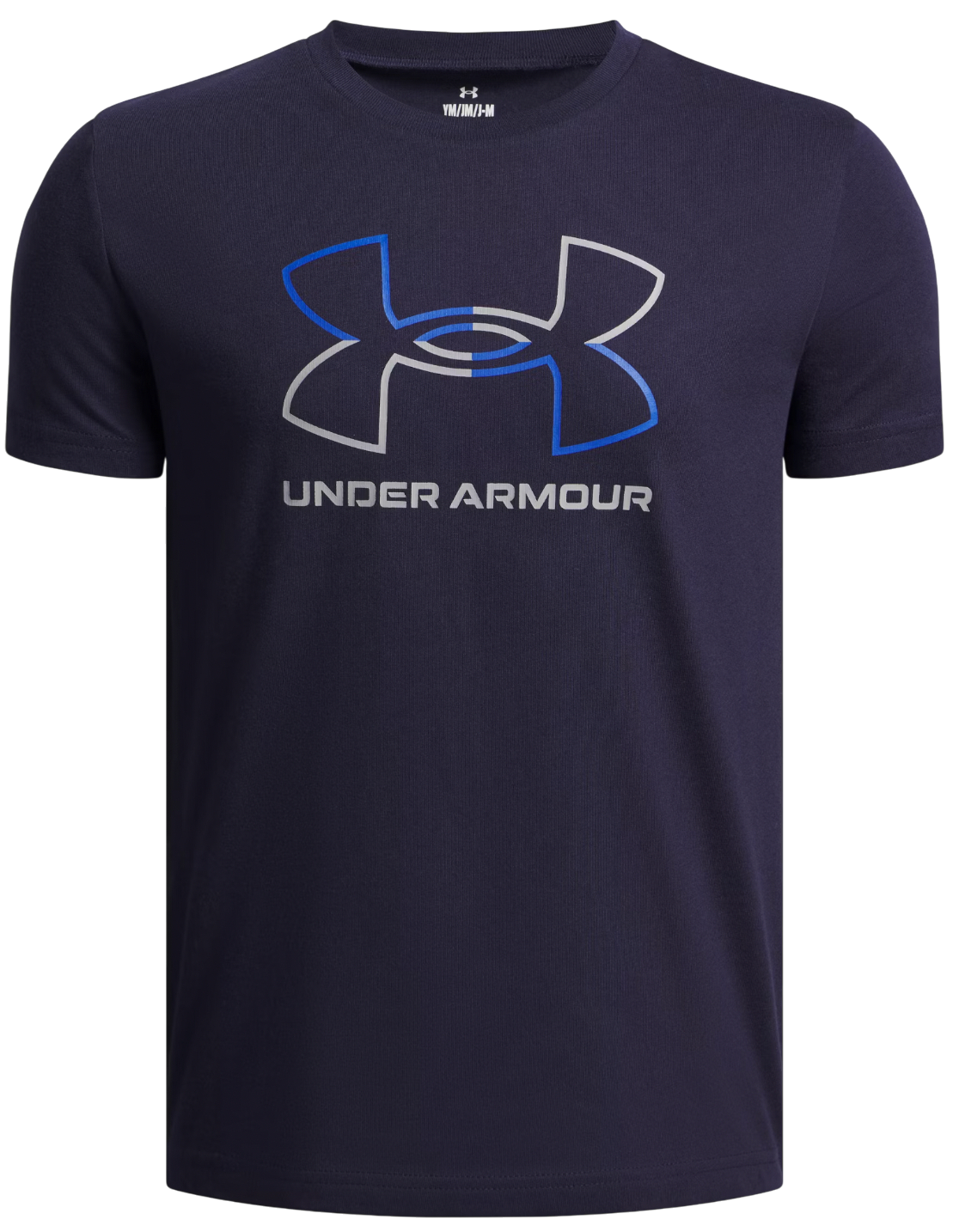 Тениска Under Armour GL Foundation Short Sleeve T-Shirt with Split Outline Logo Тъмно синьо | 6005010-410, 0