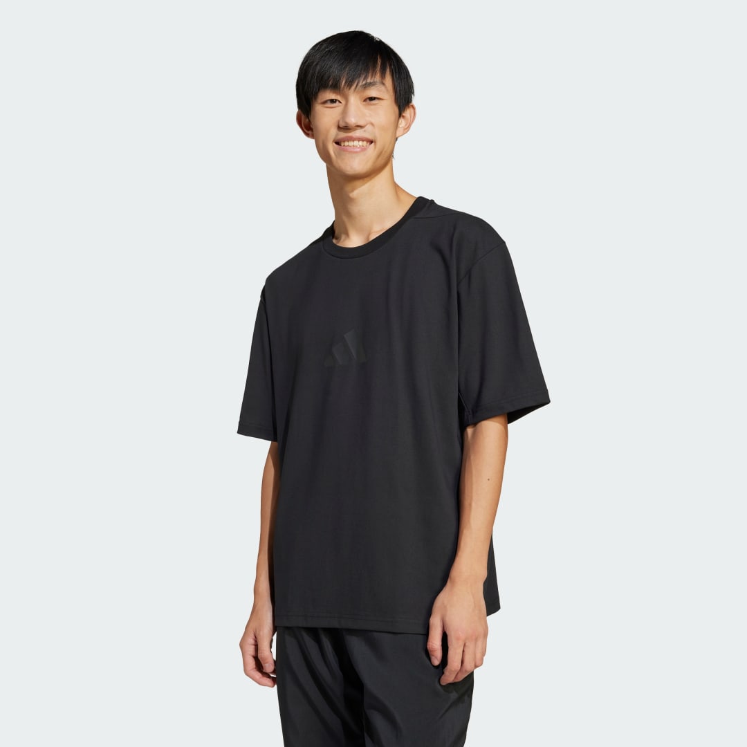 Тениска adidas Performance Z.N.E. Loose-Fit T-Shirt Черно | JJ1151, 0