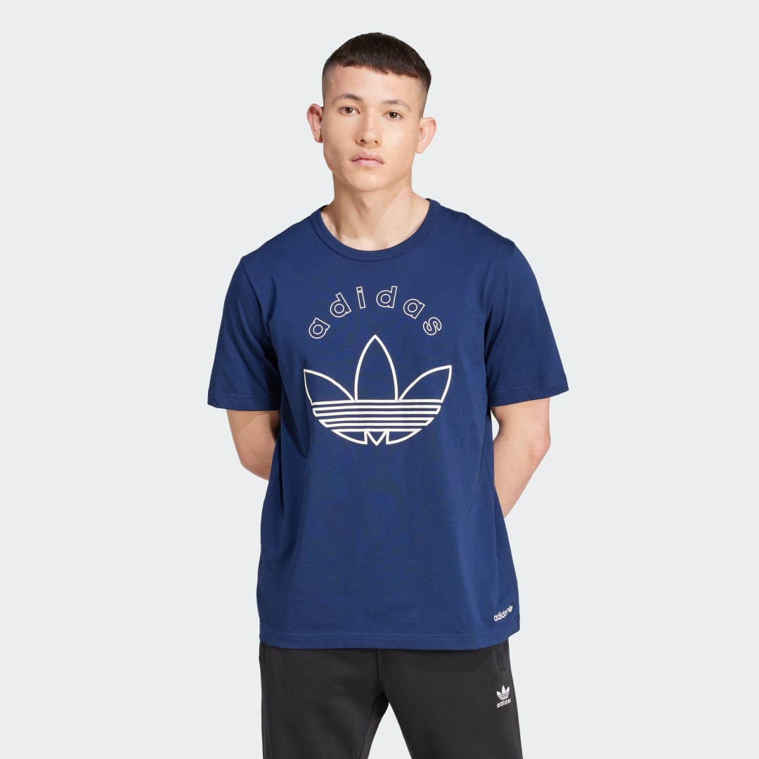 Тениска adidas Performance Graphic Тъмно синьо | IX9598, 0