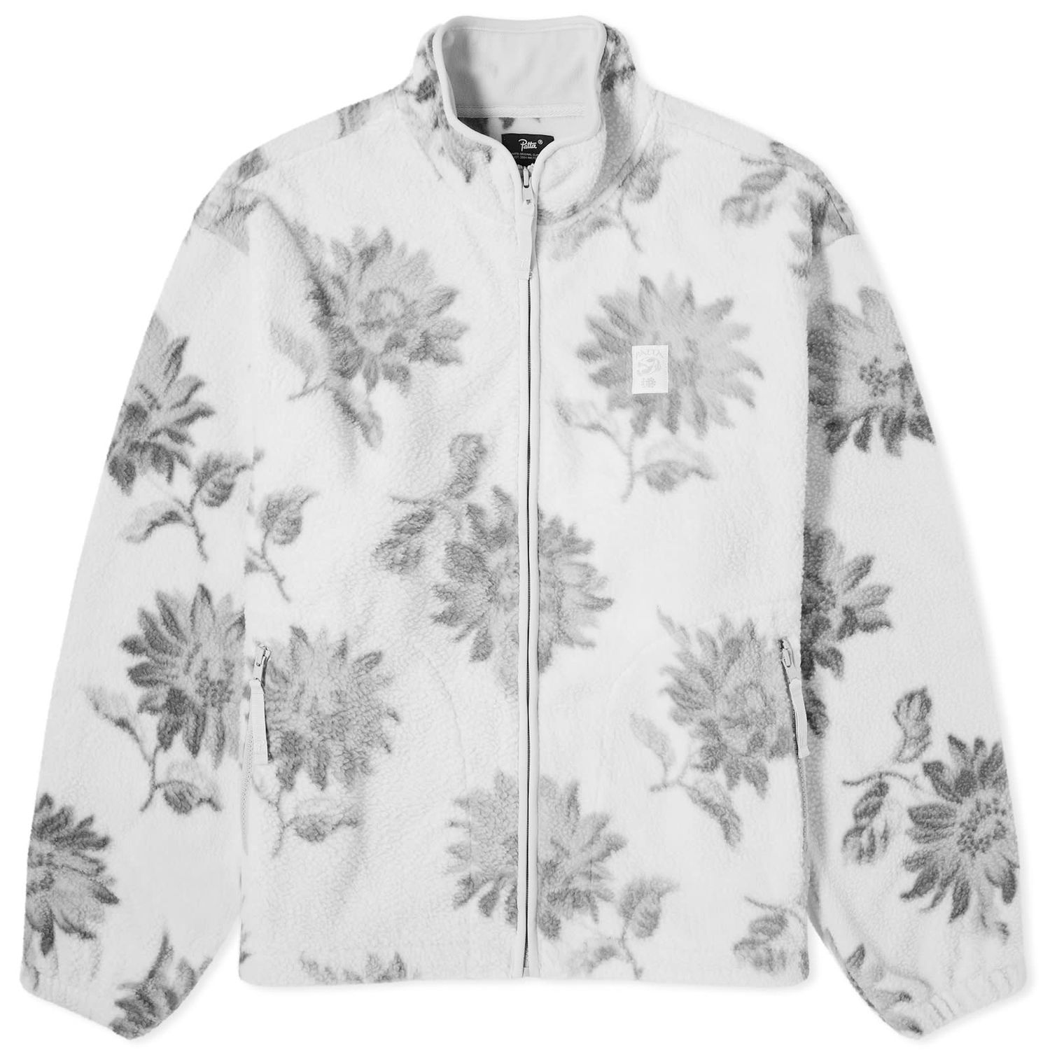 Яке Patta Sunflower Sherpa Fleece Jacket Бяло | POC-AW23-S-A-FLC-J-001, 0