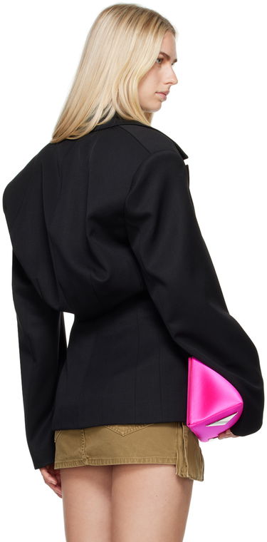 Яке The Attico Attico Single-Breasted Blazer Черно | 247WCG63 W046, 2