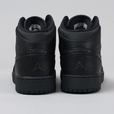 Кецове и обувки Jordan Air Jordan 1 Mid ''Black White'' Черно | 554724-034, 3