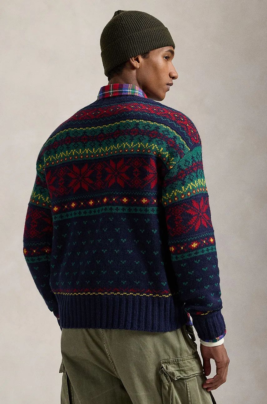 Пуловер Polo by Ralph Lauren Fair Isle Wool Sweater Синьо | 710949297, 1