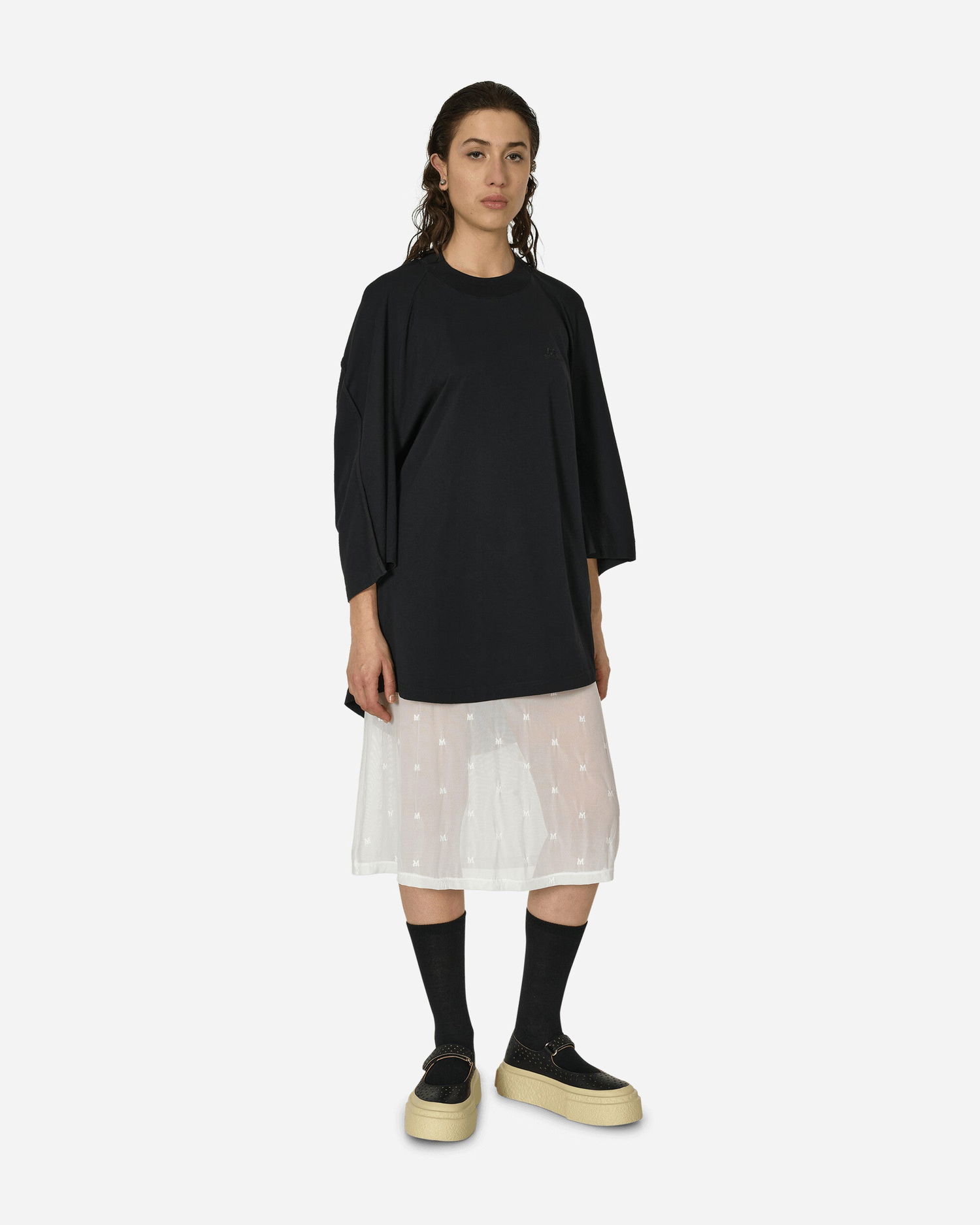 Пола Jean Paul Gaultier Shayne Oliver GS Oversized T-Shirt Бяло | TS068B-J063 00A, 0