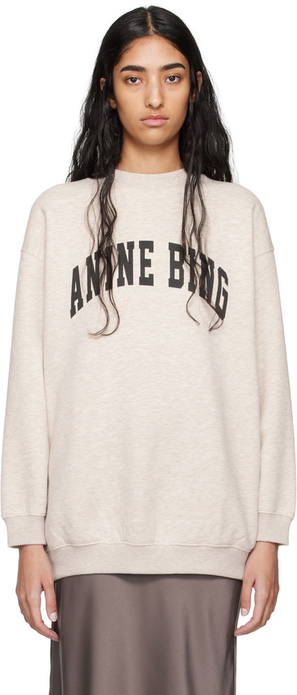 Суитчър Anine Bing Tyler Off-White Sweatshirt Бежово | A-08-5428-243