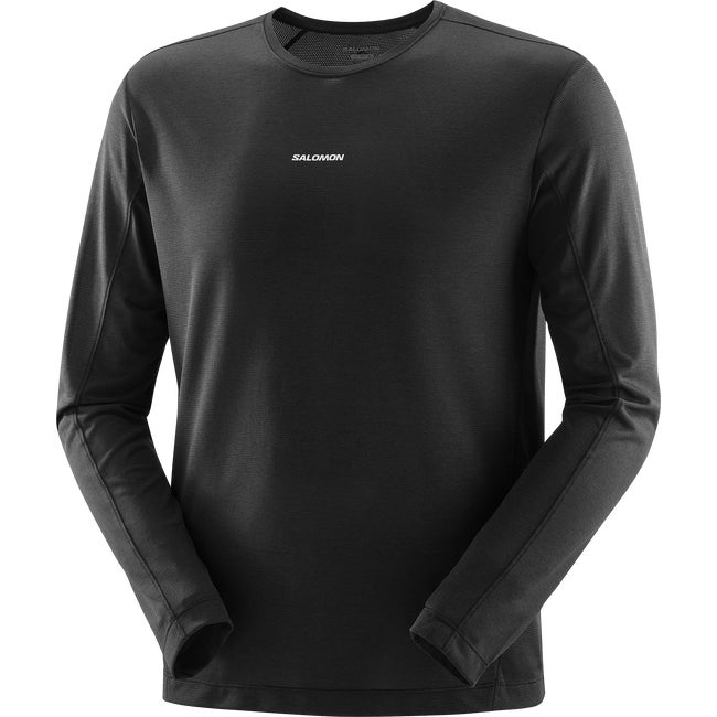 Тениска Salomon Shakeout Core Long Sleeve T-Shirt Черно | LC2424400, 1