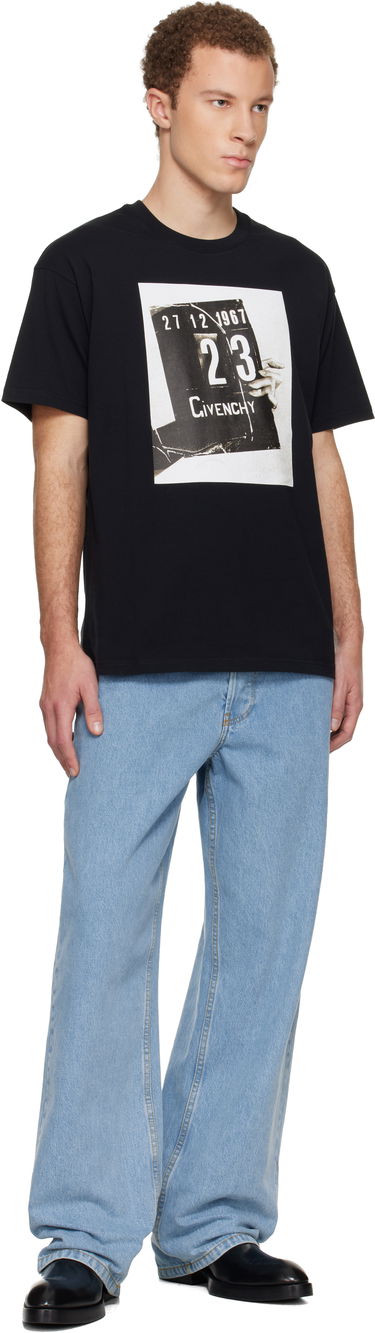 Тениска Givenchy Clapperboard Print T-shirt Черно | BM71NK3YSL001, 3