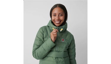 Пухо яке FJÄLLRÄVEN Pack Down Anorak Insulated Jacket Зелено | F86376-614, 4