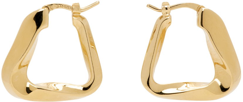 Обеци Bottega Veneta Essentials Hoop Earrings Бежово | 775179 VAHU0