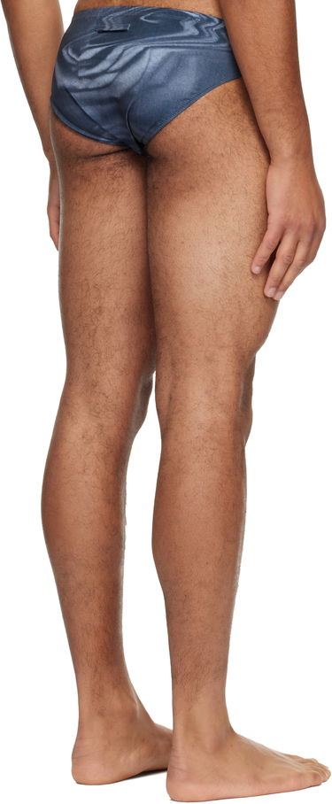 Бански Jean Paul Gaultier 'The Blurry Roses' satin-effect swim briefs Синьо | 25/04-M-SW080-J023P-010200, 2