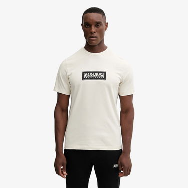 Тениска Napapijri Napapijri S-Box Logo T-Shirt Бяло | NP0A4I3LN1J1, 1