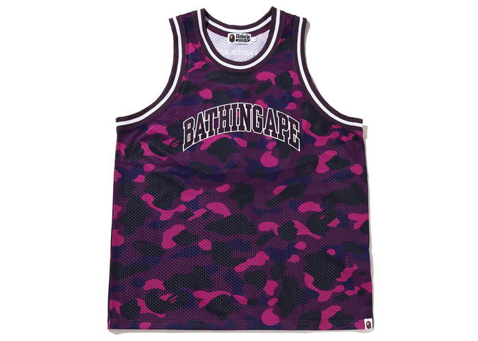 Потник BAPE Color Camo Basketball Tank Top Лилаво | 1I30-108-019, 0