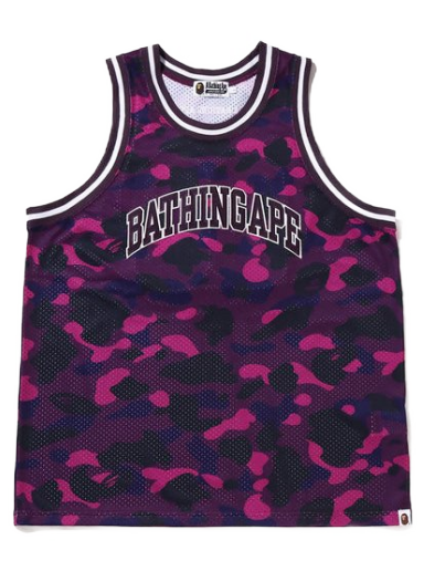 Потник BAPE Color Camo Basketball Tank Top Лилаво | 1I30-108-019