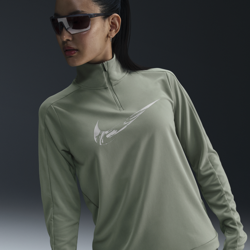 Суитчър Nike Running Midlayer Quarter-Zip Зелено | FV6387-370