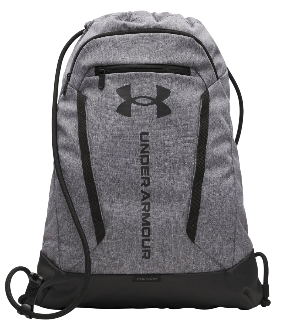 Раница Under Armour Hustle Sackpack with UA Storm Technology and Front Zip Pocket Сиво | 6000519-025, 0