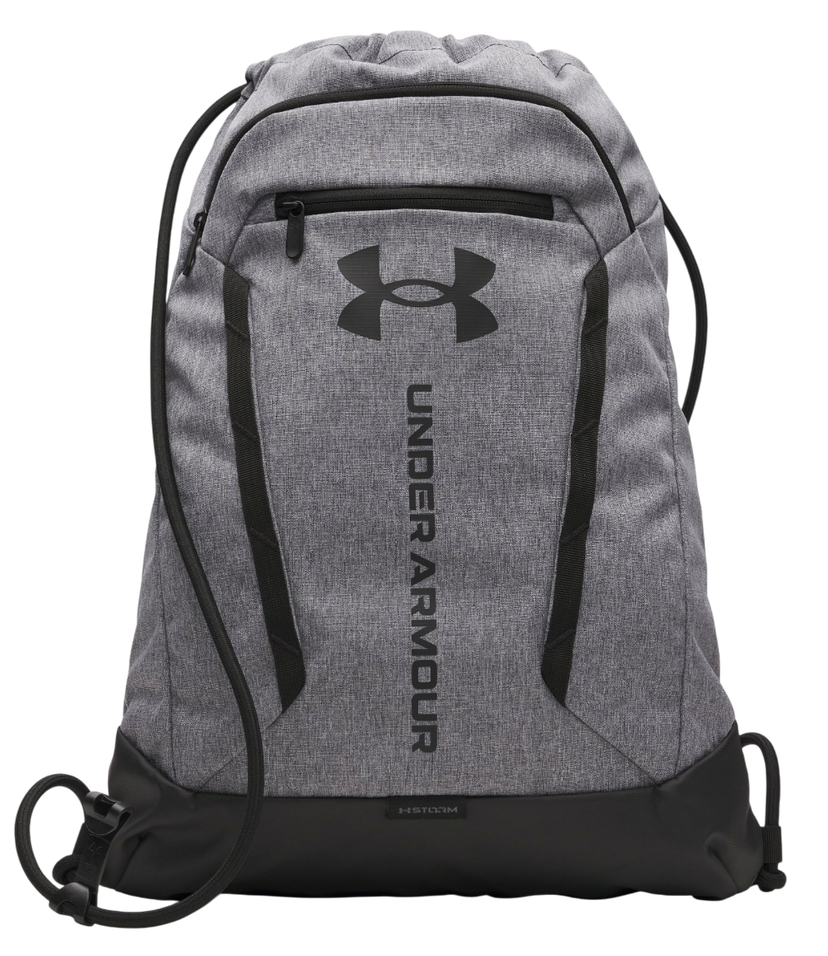Раница Under Armour Hustle Sackpack with UA Storm Technology and Front Zip Pocket Сиво | 6000519-025