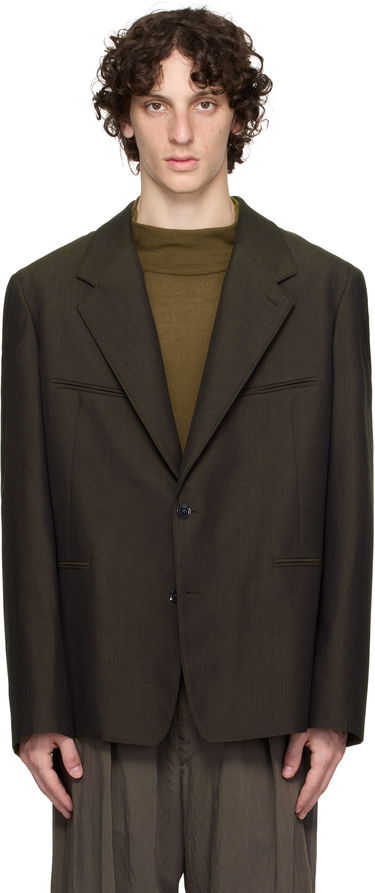Яке LEMAIRE Lemaire Tailored SB Blazer Зелено | JA1075 LF414, 0