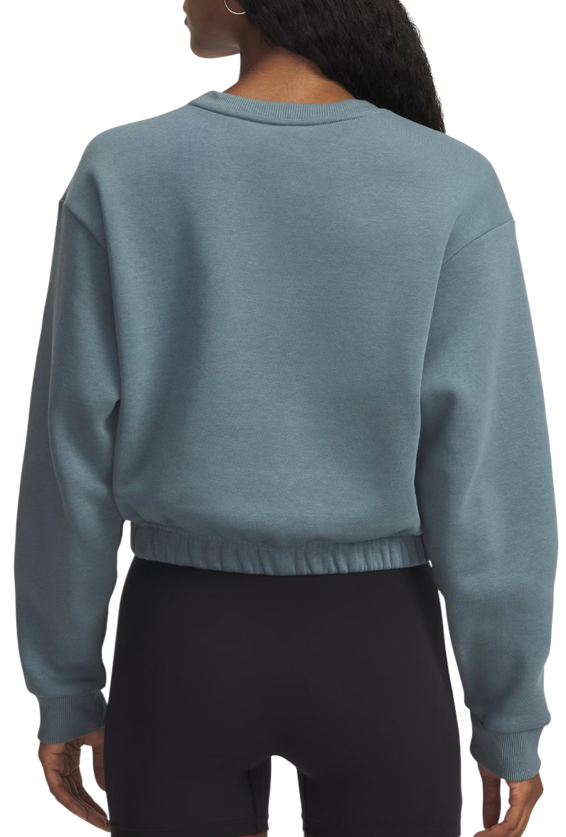 Суитчър Under Armour Rival Fleece Piped Crew Cropped Sweatshirt Синьо | 6007035-587, 1