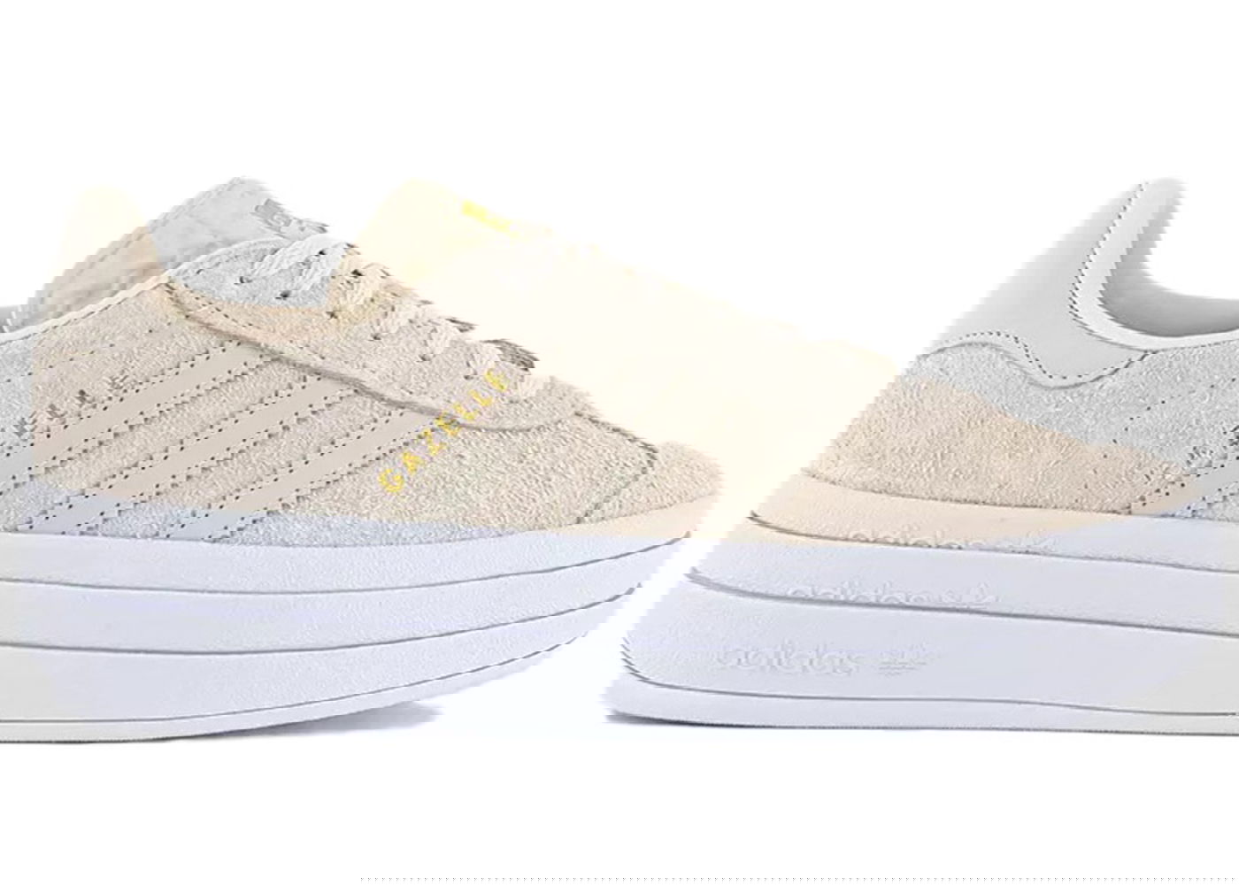 Кецове и обувки adidas Originals adidas Gazelle Bold Wonder White (Women's) Бежово | IG4380, 0