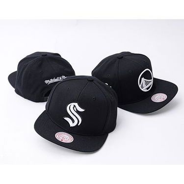 Шапка с козирка Mitchell & Ness Mitchell & Ness Evergreen Snapback Hat Seattle Kraken Черно | HS8546-SKRBLCK, 3