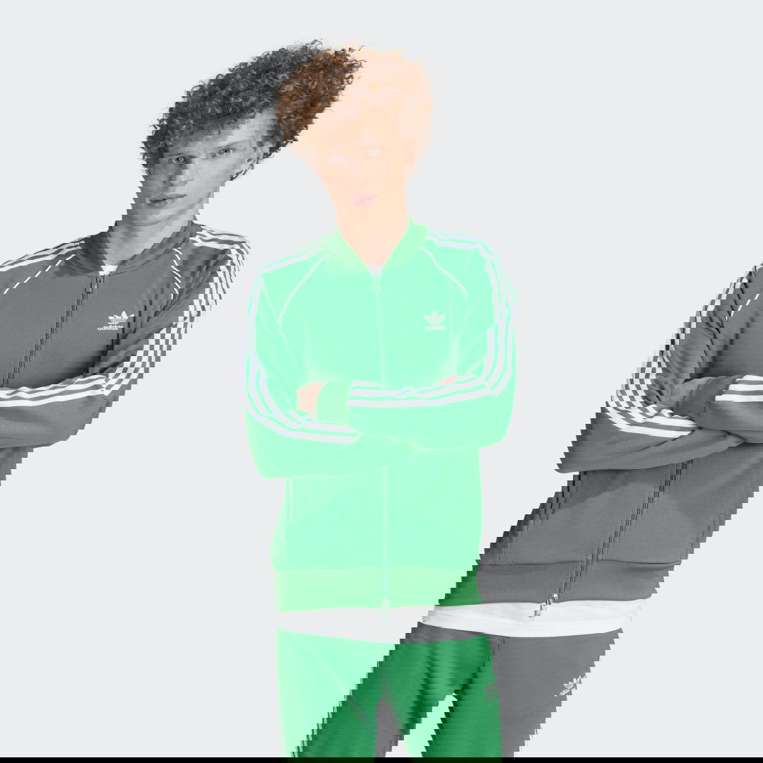 Яке adidas Originals Adicolor Classics SST Track Jacket Зелено | IK3514, 1