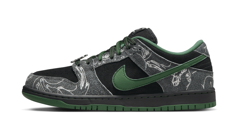 Кецове и обувки Nike SB SB Dunk Low There Skateboards Зелено | HF74001