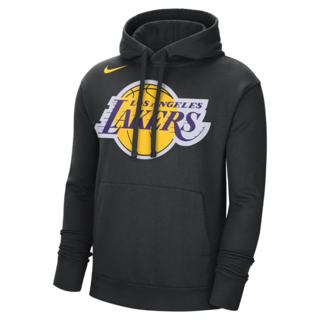 Суитчър Nike Los Angeles Lakers Men's NBA Fleece Pullover Hoodie - Black Черно | DN4709-010, 1