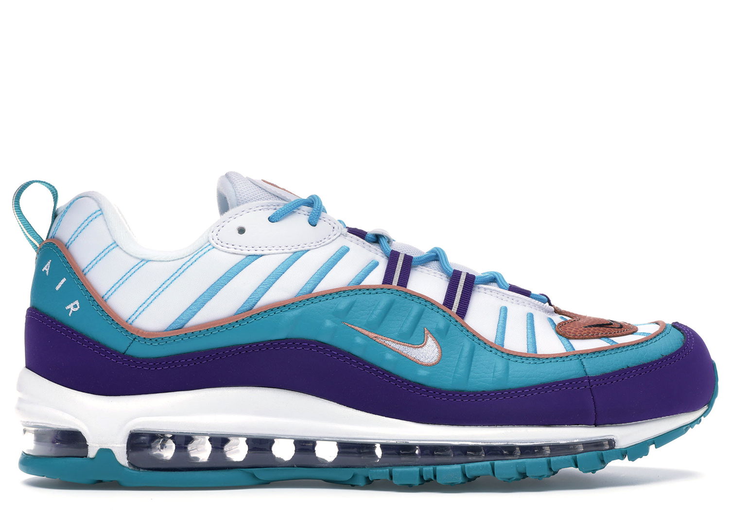 Кецове и обувки Nike Air Max 98 Hornets Тюркоазено | 640744-500, 0