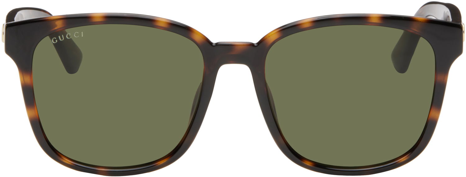 Слънчеви очила Gucci Thin Square Acetate Sunglasses Кафяво | GG0637SK-002, 0