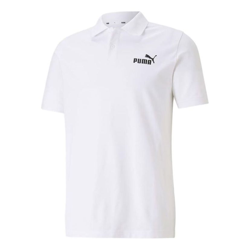 Поло тениска Puma Essentials Polo Shirt Бяло | 586674-02