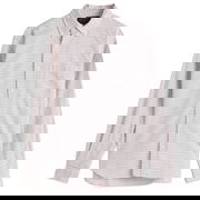 Beams Plus Tattersall Check Button Down Oxford Shirt, Size Medium