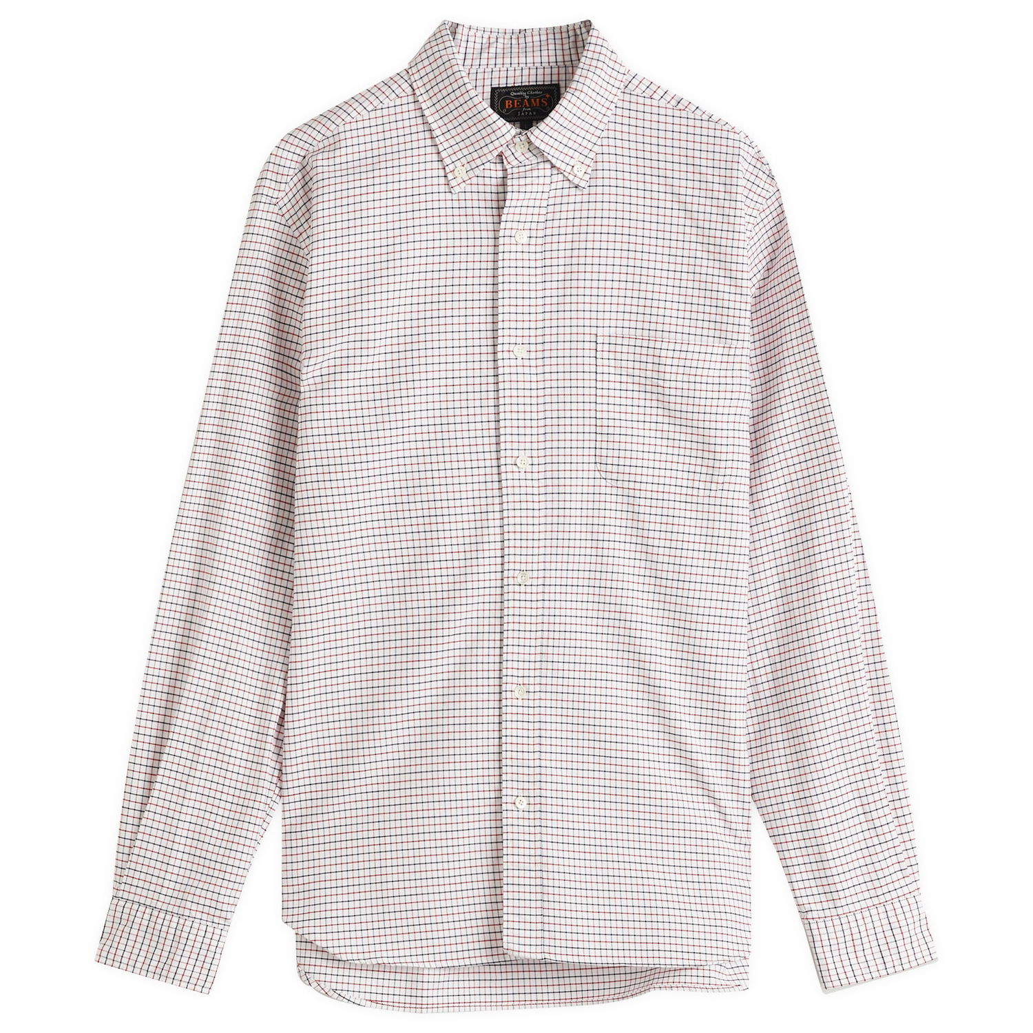 Риза BEAMS Beams Plus Tattersall Check Button Down Oxford Shirt, Size Medium Многоцветен | 3811-1151-139-35, 0