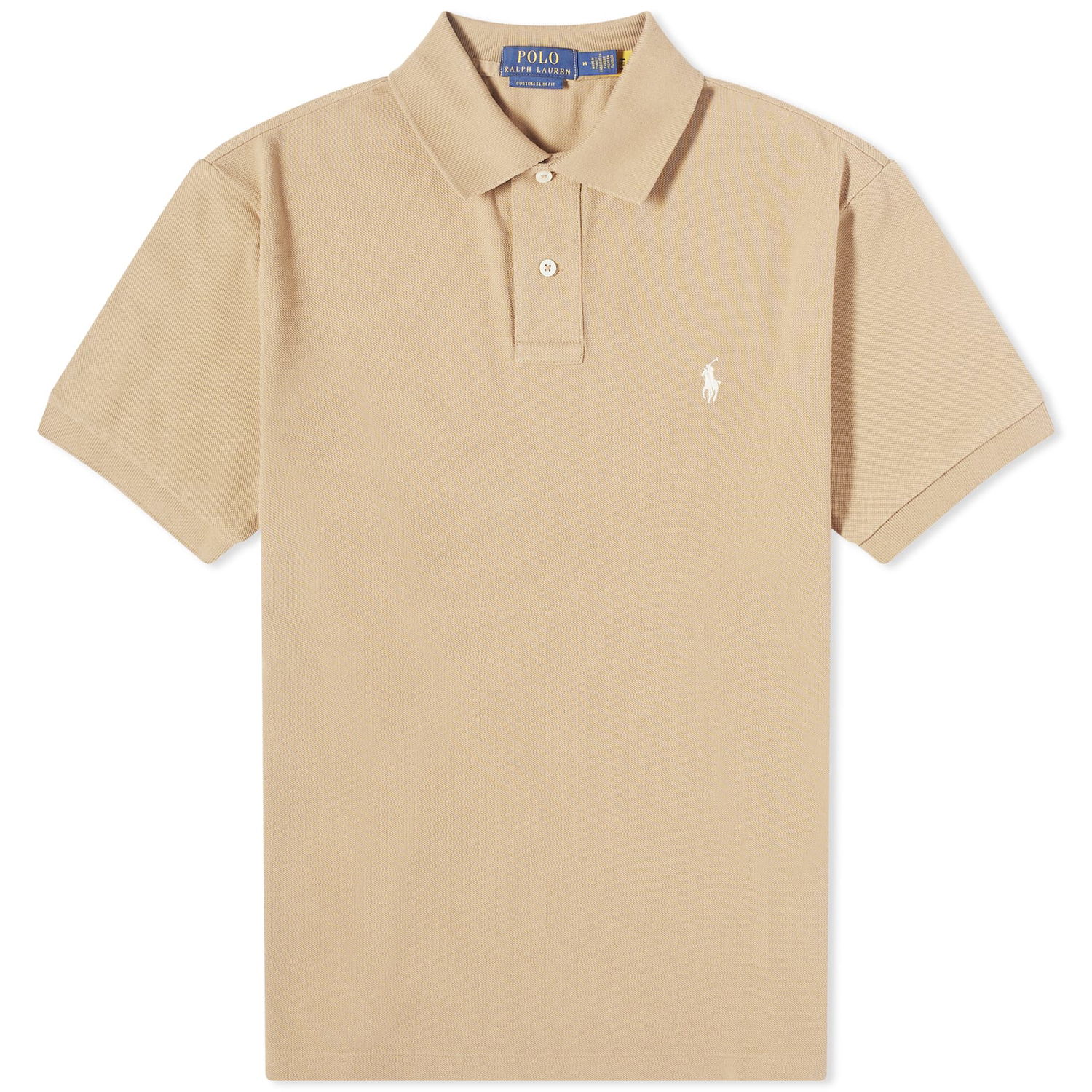 Поло тениска Polo by Ralph Lauren Custom Fit Luxury Tan Бежово | 710680784332, 0