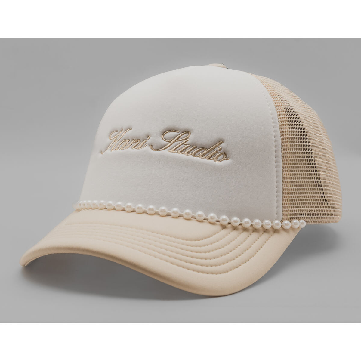Шапка с козирка Karl Kani Karl Kani Woven Signature Trucker Cap Бежово | KKPD00005189, 0