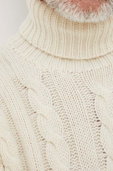 Пуловер Polo by Ralph Lauren Cable-Knit Turtleneck Sweater Бяло | 710917035, 4