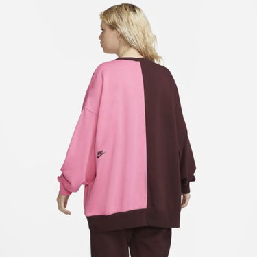 Суитчър Nike Sportswear Over-Oversized Fleece Dance Sweatshirt - Red Розово | DV0328-652, 1