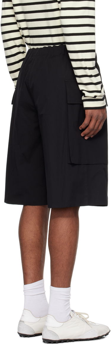 Къси панталони Jil Sander Jil Sander Embroidered Logo Cargo Shorts Черно | J47KA0279_J45292, 2