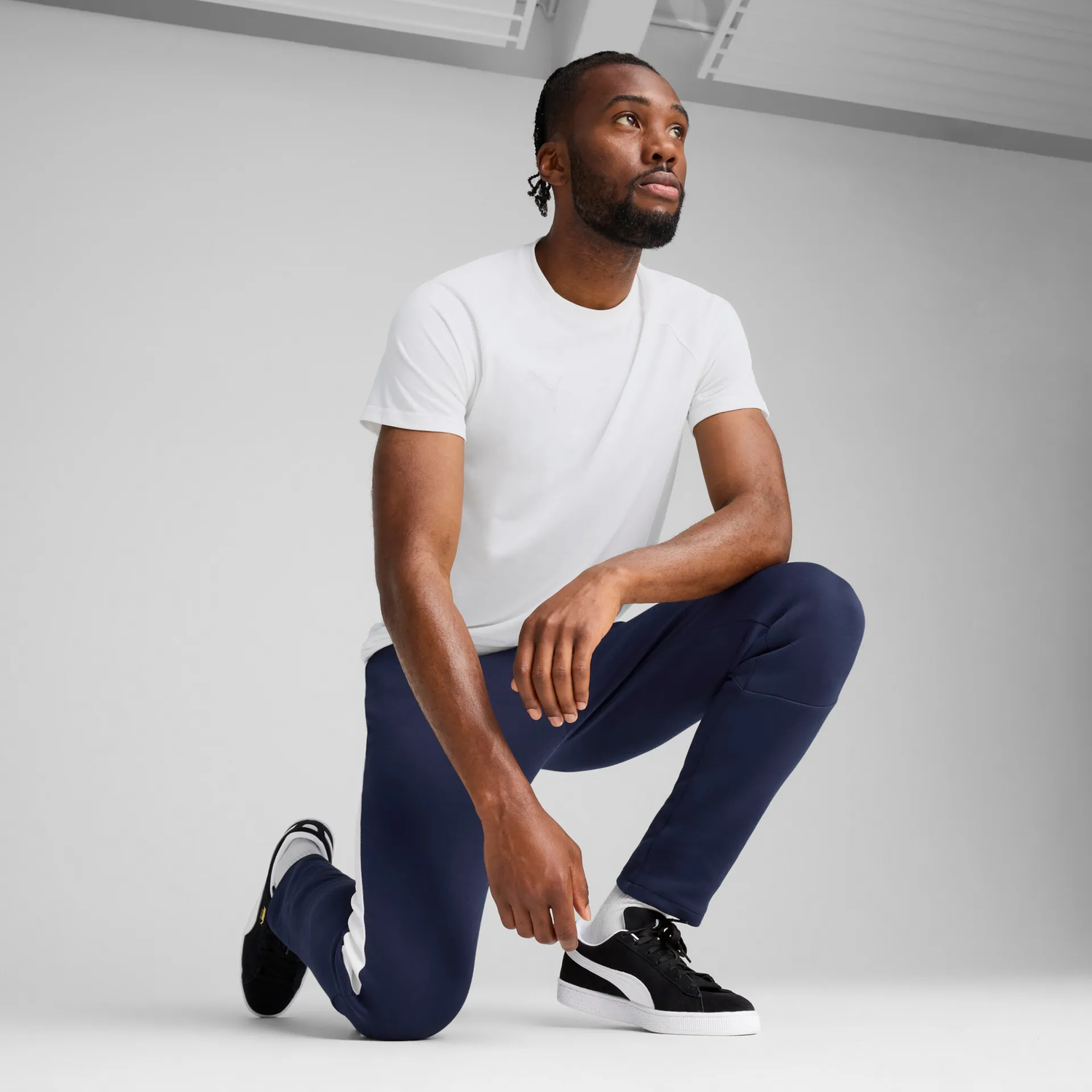 Тениска Puma teamEVOSTRIPE Tee Бяло | 659953-04, 1