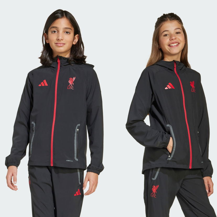 Яке adidas Performance Liverpool Tiro 25 Competition Vis Tech Travel Jacket Черно | JZ5558