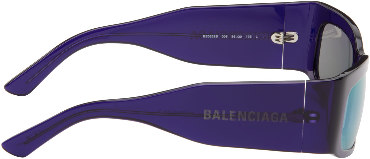 Слънчеви очила Balenciaga Paper Oversized Sunglasses Лилаво | BB0328S-005, 1
