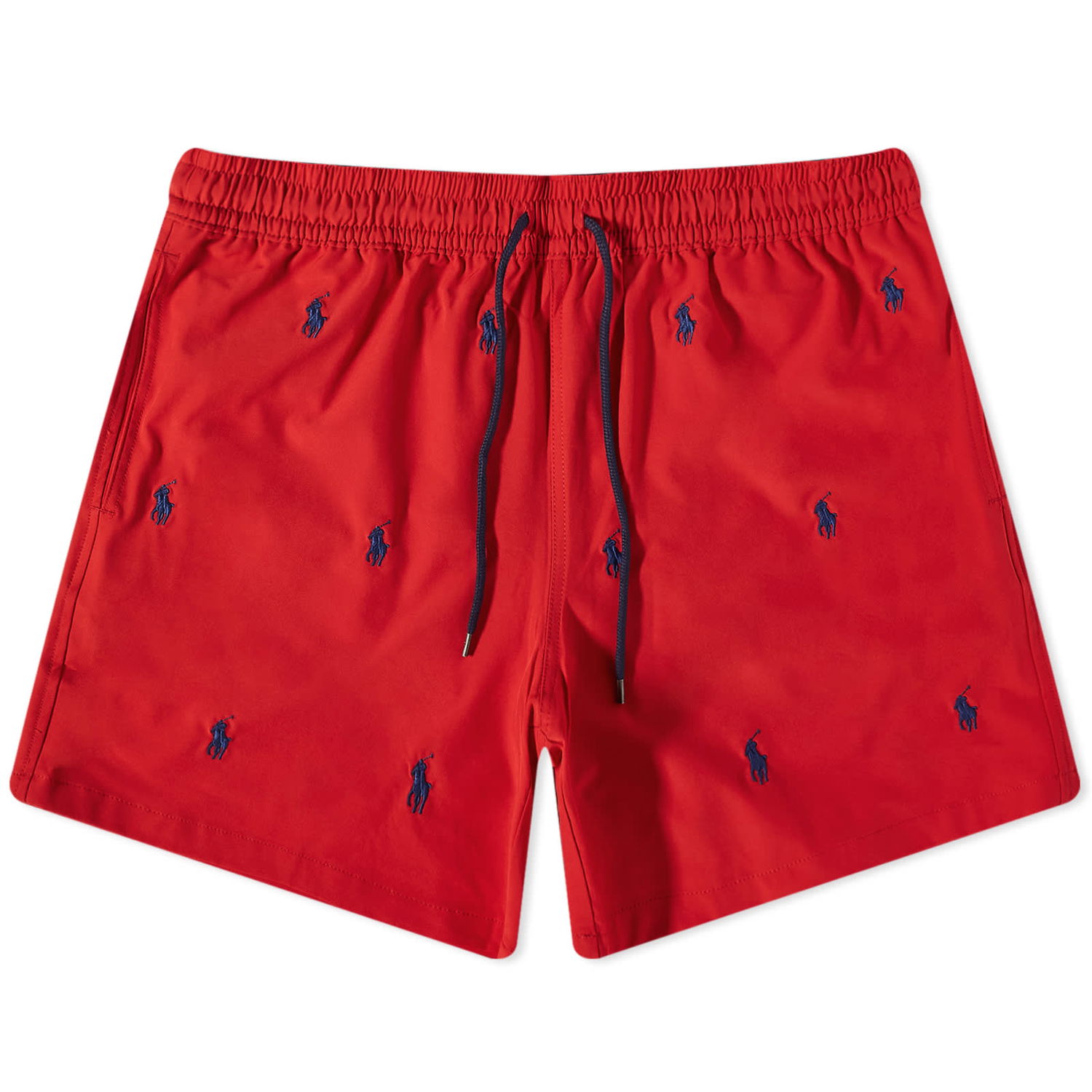 Бански Polo by Ralph Lauren All Over Pony Traveller Swim Short Червено | 710835129001, 0