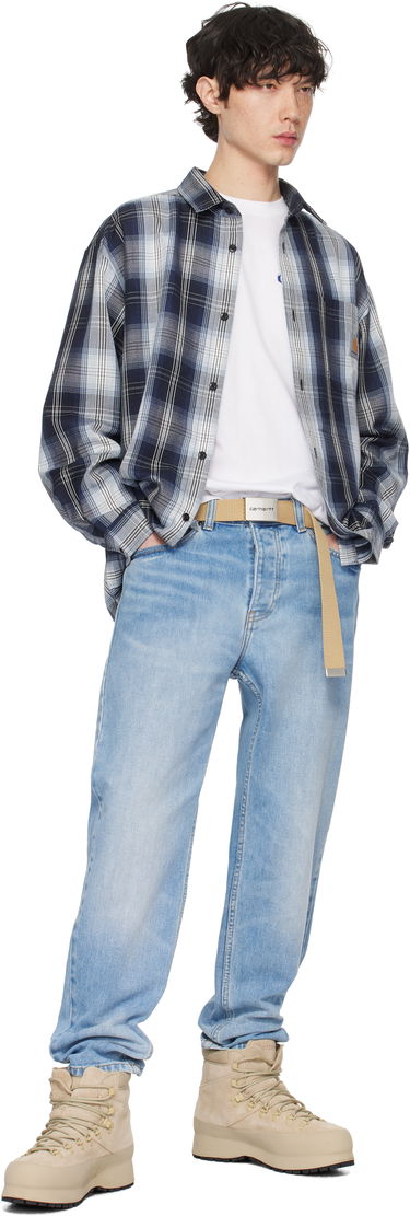 Риза Carhartt WIP Work In Progress Blanton Check Shirt Синьо | I034379, 3