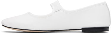 Облекло Repetto Repetto Georgia Square-Toe Mary Jane Ballerina Flats Бяло | V4141VE, 2