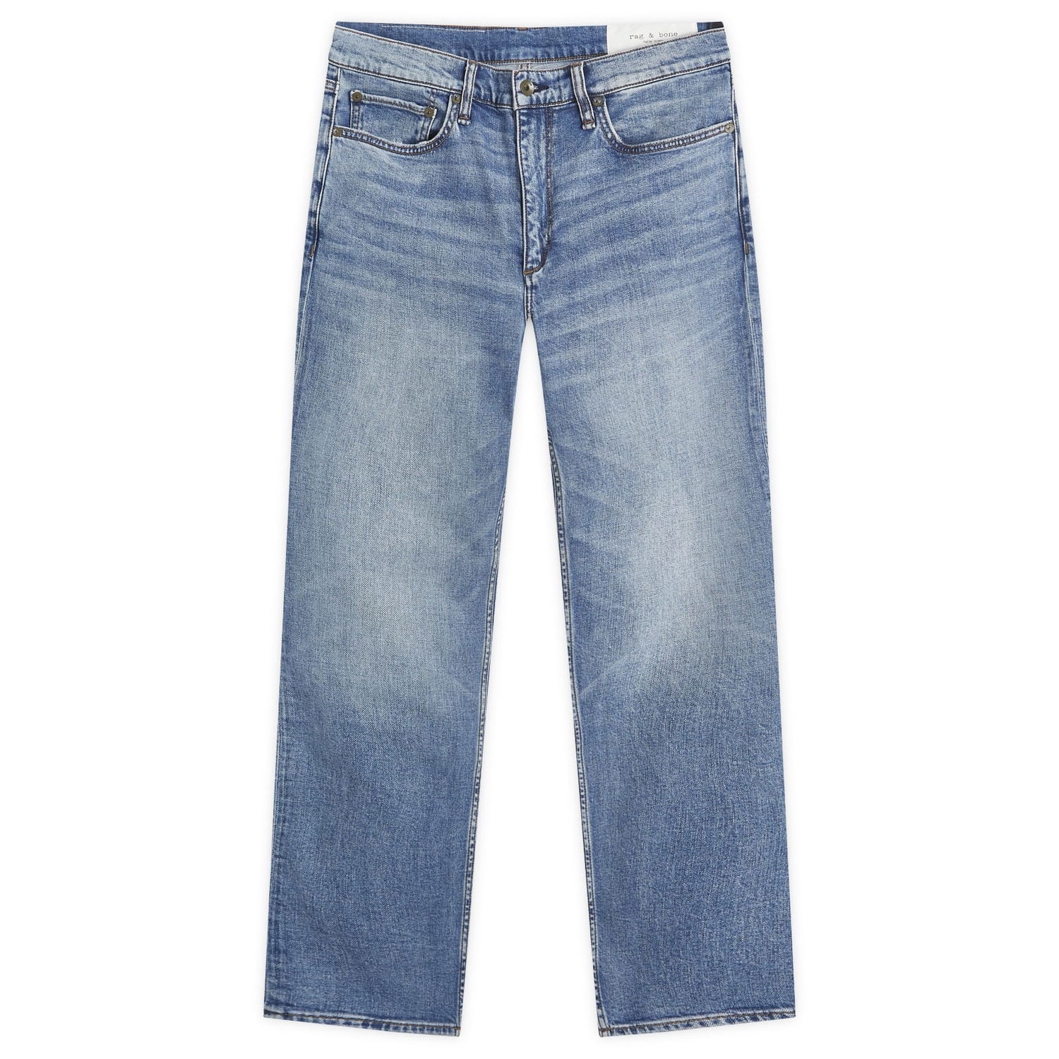 Дънки rag & bone Fit 2 Relaxed Fit Jeans Синьо | MED23S1223FFCA, 0